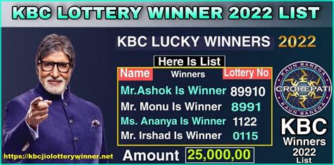 2023 check kbc lottery|Check KBC Lottery Winner List 2023 – KBC Sim Card Lucky .